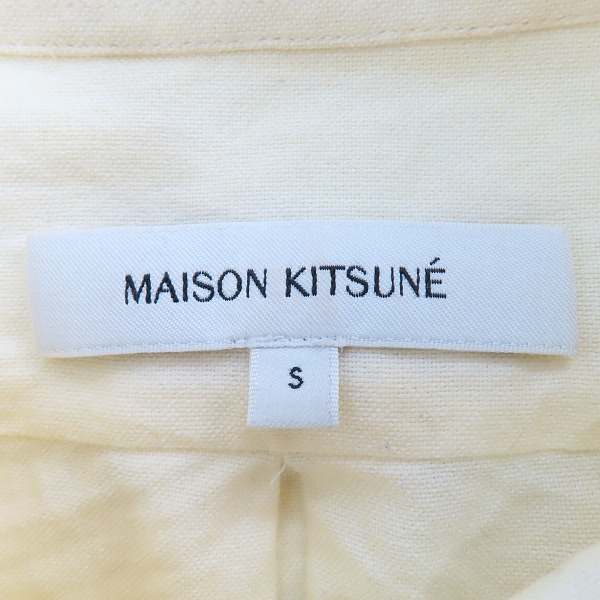 実際に弊社で買取させて頂いたMAISON KITSUNE/メゾン キツネ 24SS 長袖シャツ MM00405WC2047/Sの画像 2枚目