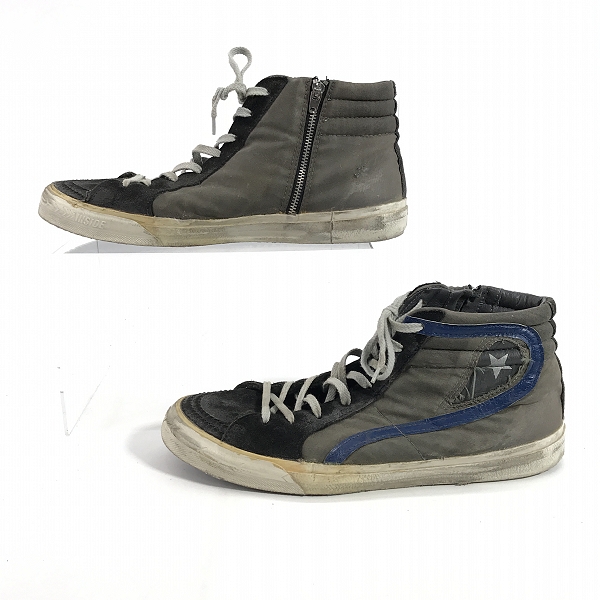 実際に弊社で買取させて頂いたGOLDEN GOOSE/ゴールデングース SLIDE/スライド サイドジップ シューズ/43の画像 3枚目