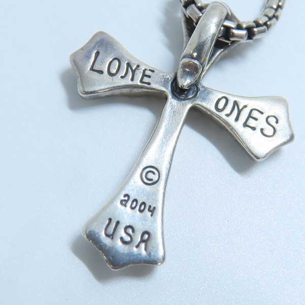 実際に弊社で買取させて頂いたLONE ONES/ロンワンズ スプレッド イーグル ペンダント/M メイティングフライト フック ボックス チェーン 18inchの画像 4枚目