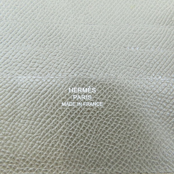 実際に弊社で買取させて頂いたHERMES/エルメス 二つ折り財布/コンパクトウォレット マネークリップ カードケースの画像 4枚目