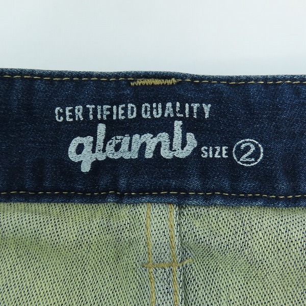 実際に弊社で買取させて頂いたglamb/グラム リブ付 ストレッチデニムパンツ/GB2018/P14/2の画像 3枚目