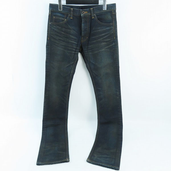 実際に弊社で買取させて頂いたISAMU KATAYAMA BACKLASH/バックラッシュ MULTIPLICATION 13oz ストレートデニムパンツ 1483-01 L