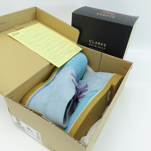 実際に弊社で買取させて頂いたClarks×LEVI'S/クラークス×リーバイス Desert Boot/デザートブーツ Pale Blue/UK8の画像 8枚目