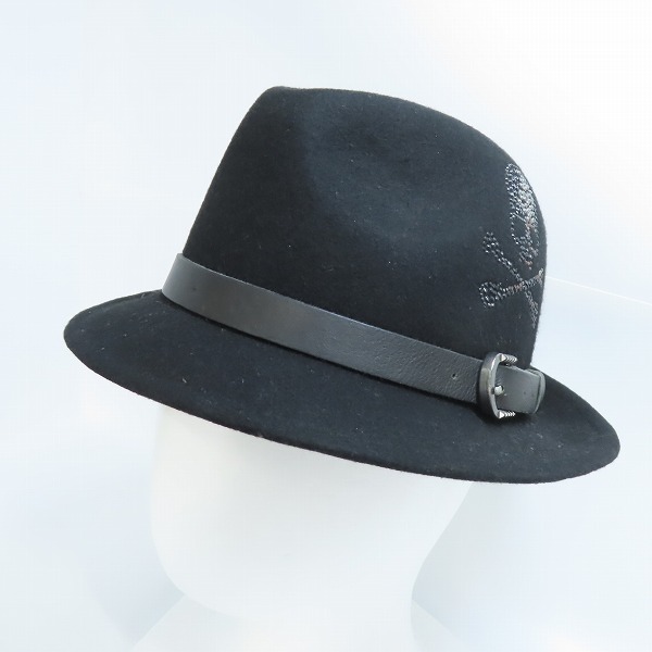 実際に弊社で買取させて頂いたRoen/ロエン×semantic design/セマンティックデザイン スワロフスキー スカル ハット