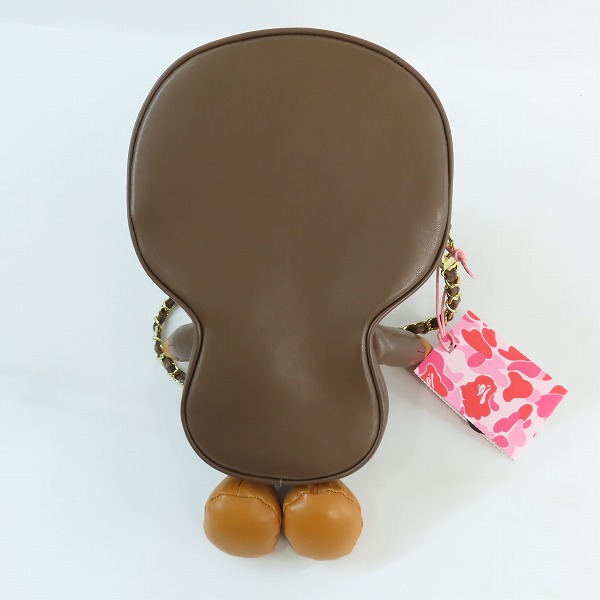 実際に弊社で買取させて頂いた【未使用】A BATHING APE/アベイシングエイプ BABY MILO PLUSH DOLL CHAIN SHOULDER BAG  ショルダーバッグ の画像 2枚目