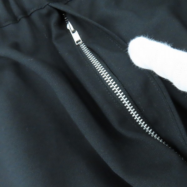 実際に弊社で買取させて頂いたBLACK COMME des GARCONS/ブラックコムデギャルソン ウール サルエルパンツ 1G-P019 AD2020/Mの画像 3枚目