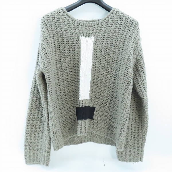 実際に弊社で買取させて頂いたRICK OWENS/リックオウエンス ケーブルセーター/ニット RU20F3667 KFIR/M