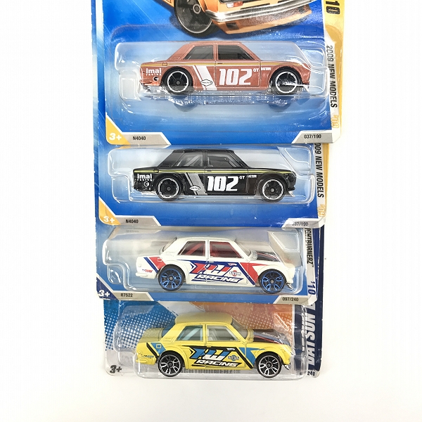 実際に弊社で買取させて頂いた【未開封】Hot Wheels/ホットウィール DATSUN BLUEBIRD 510 NIGHTBURNERZ/2009 NEW MODELS 他 4点セットの画像 2枚目