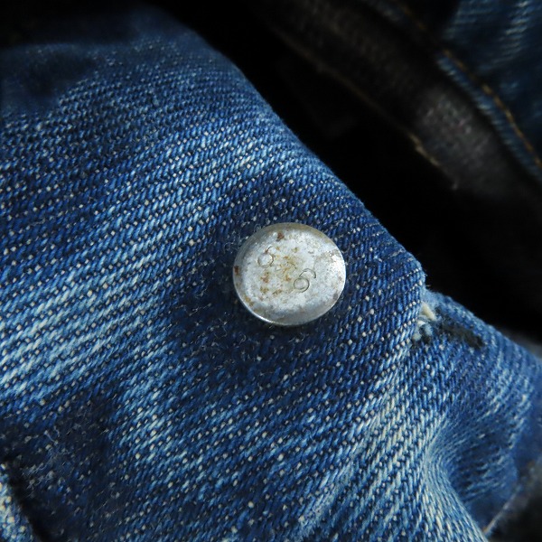 実際に弊社で買取させて頂いたLEVI'S/リーバイス 刻印526 3rdサード BIG E Gジャン/デニムジャケットの画像 6枚目