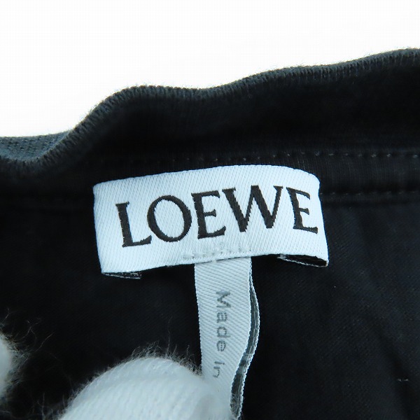 実際に弊社で買取させて頂いたLOEWE/ロエベ 24SS アナグラム刺繍 半袖Tシャツ H526Y22J61/M ノベルティブック付きの画像 2枚目