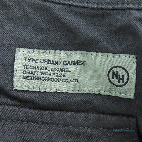 実際に弊社で買取させて頂いたNEIGHBORHOOD/ネイバーフッド ネップバックチノ ピンタック パンツ 241AQNH-PTM05/Sの画像 6枚目