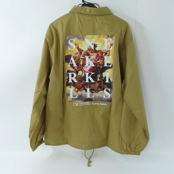 実際に弊社で買取させて頂いた(1)【未使用】FR2 × SNKRDUNK/エフアールツー × スニーカーダンク Angel Coach Jacket Belge FRC2905/XLの画像 1枚目