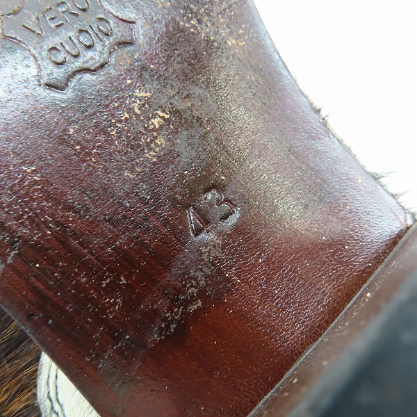 実際に弊社で買取させて頂いたHIROMU TAKAHARA/ヒロムタカハラ ハラコ ウエスタンブーツ/43の画像 6枚目