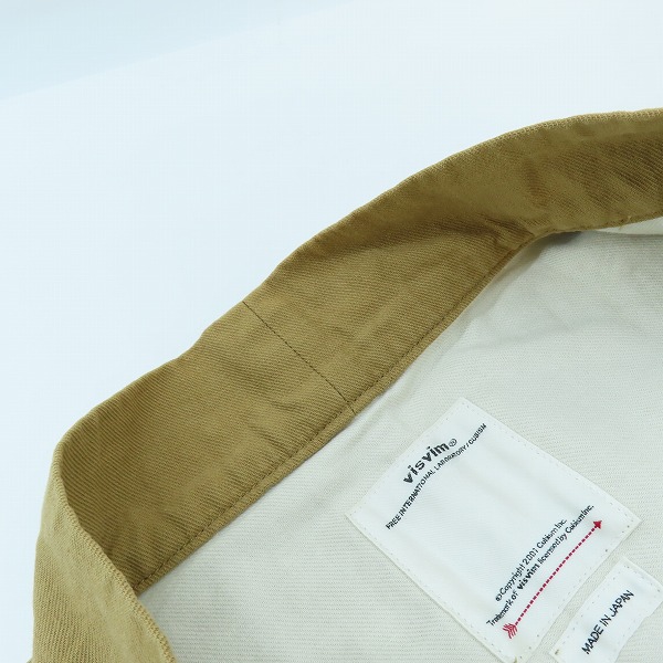 実際に弊社で買取させて頂いたVISVIM/ビズビム SANJURO KIMONO  サンジュロウ キモノ ジャケット 0120105013014/4の画像 7枚目