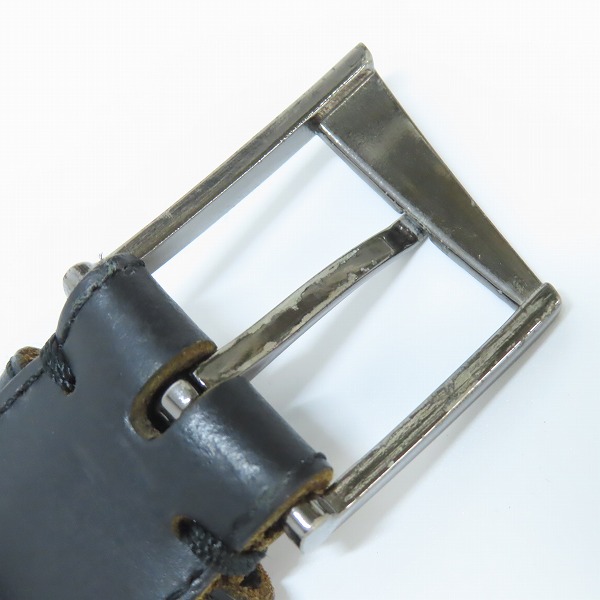 実際に弊社で買取させて頂いたRoen/ロエン スカル レザーベルトの画像 7枚目