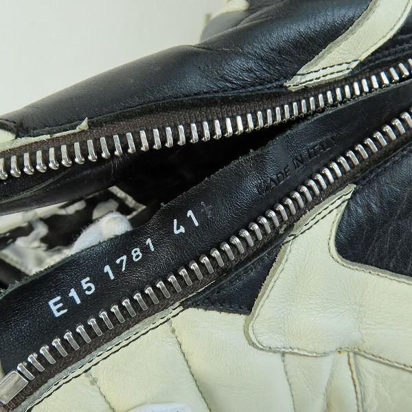 実際に弊社で買取させて頂いた【ジャンク】RICK OWENS/リックオウエンス GEOBASKET ジオバスケット ハイカットスニーカー E15 1781/41の画像 6枚目