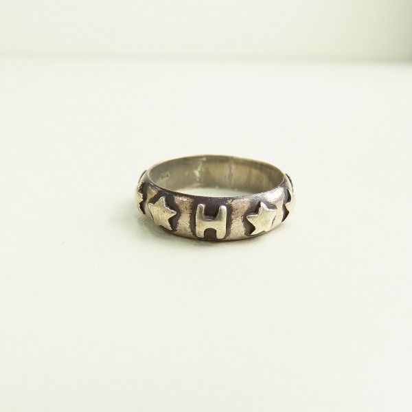 実際に弊社で買取させて頂いたHOLLYWOOD RANCH MARKET/ハリウッドランチマーケット ロゴ/スター シルバーリング/20号の画像 1枚目