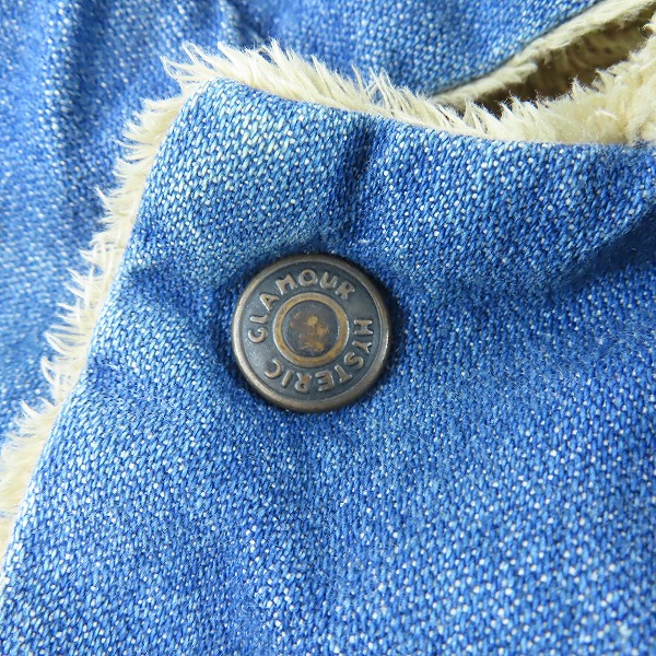 実際に弊社で買取させて頂いたHYSTERIC GLAMOUR/ヒステリックグラマー  デニム ジャケット 02173AB20/Mの画像 6枚目