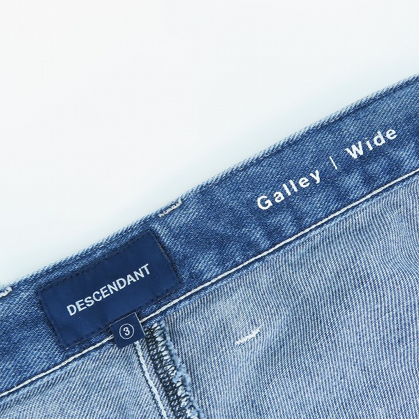 実際に弊社で買取させて頂いたDESCENDANT/ディセンダント Gallery Wide デニムパンツ/3の画像 3枚目