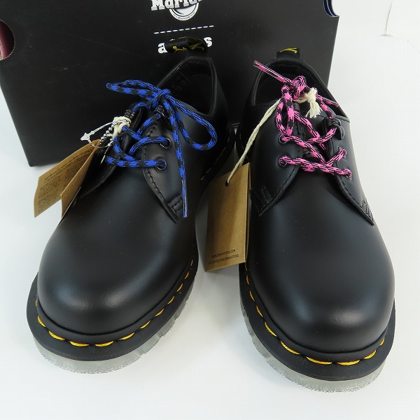 実際に弊社で買取させて頂いた【未使用】Dr.Martens×ATMOS/ドクターマーチン×アトモス 1461 BLACK SMOOTH BLACK ドレスシューズ/UK3