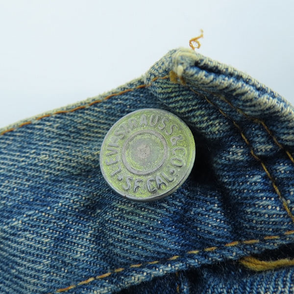 実際に弊社で買取させて頂いた【難有り】Levi's/リーバイス 501 ヴィンテージ 刻印6 スモールe ボタンフライ デニムパンツの画像 6枚目