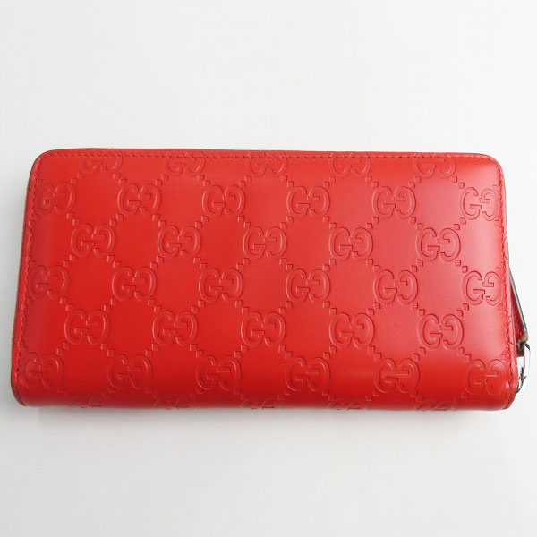 実際に弊社で買取させて頂いたGUCCI/グッチ グッチシマラウンドジップ長財布 307987-525040の画像 1枚目