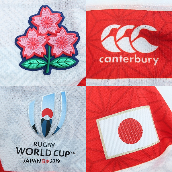実際に弊社で買取させて頂いた【未使用】canterbury/カンタベリー RWC 2019 JAPAN 1000着限定 ラグビー日本代表 オーセンティックジャージ VWR39580/Lの画像 4枚目