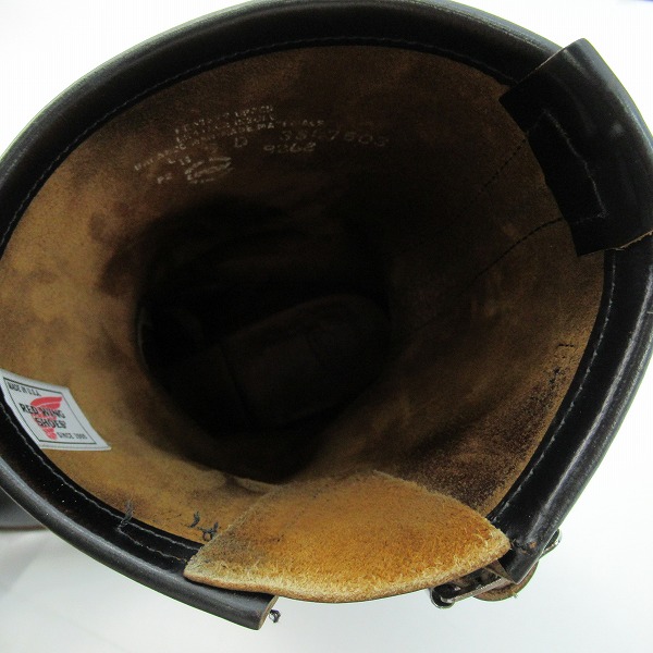 実際に弊社で買取させて頂いたRED WING/レッドウィング Heritage Work 11 ENGINEER STOVEPIPE/エンジニアブーツ 9268 /9Dの画像 4枚目