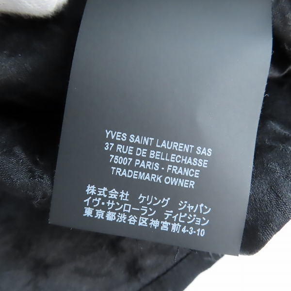 実際に弊社で買取させて頂いた【JPタグ】 SAINT LAURENT/サンローラン ノーカラー ボタンシャツ 42の画像 6枚目