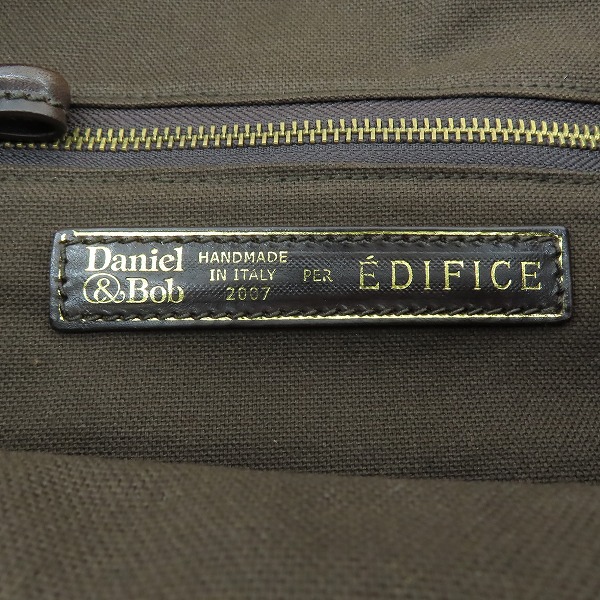実際に弊社で買取させて頂いたDaniel&Bob/ダニエルボブ EDIFICE エディフィス別注 2WAYバッグ ショルダーバッグの画像 5枚目