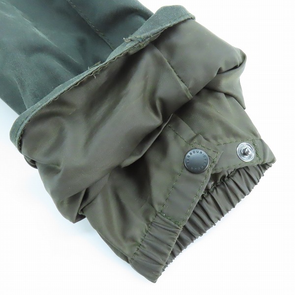 実際に弊社で買取させて頂いたBarbour/バブアー BORDER/ボーダー SL ワックスジャケット/コート 222MWX0534/36の画像 6枚目