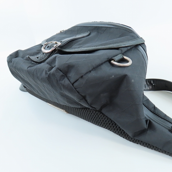 実際に弊社で買取させて頂いたCHROME HEARTS/クロムハーツ レザー×ナイロン ミニスナットパック/ウエストポーチ/ボディバッグの画像 4枚目