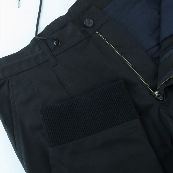 実際に弊社で買取させて頂いたjunhashimoto/ジュンハシモト TUCK RIB PANTS タックリブパンツ 1071520055 3の画像 2枚目