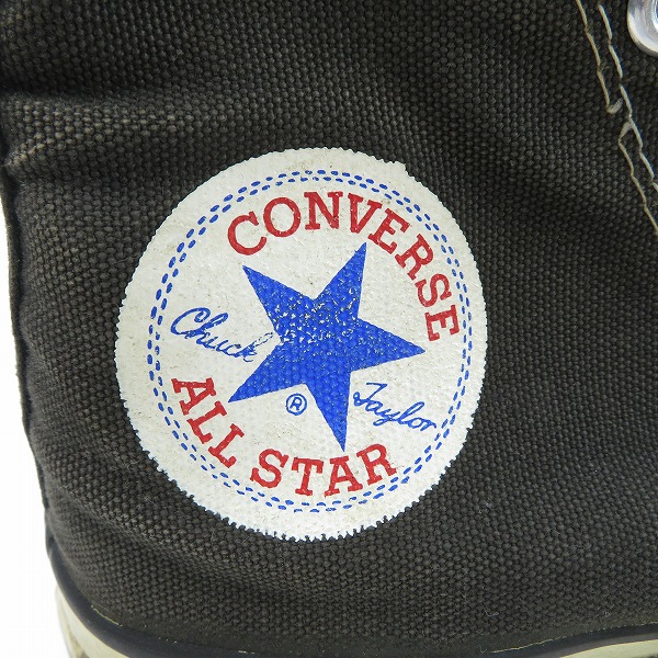 実際に弊社で買取させて頂いたCONVERSE/コンバース 80s ALL STAR/オールスター ハイカット ブラック/7の画像 7枚目