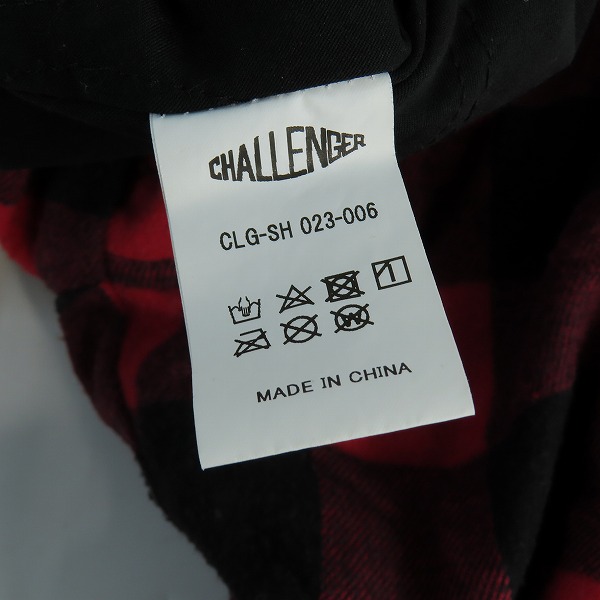 実際に弊社で買取させて頂いたCHALLENGER/チャレンジャー BUFFALO CHECK LINING SHIRT/バッファロー チェックライニングシャツ/CLG-SH 023-006/Sの画像 4枚目