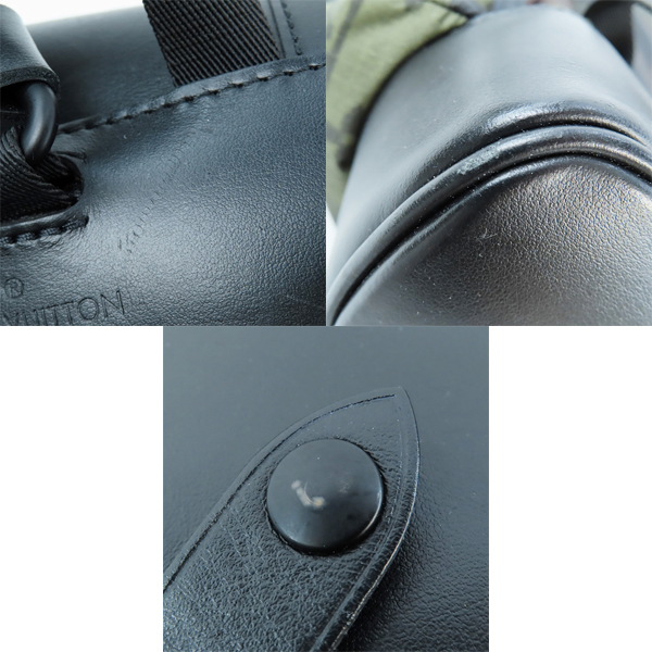 実際に弊社で買取させて頂いたLOUIS VUITTON/ルイヴィトン モノグラム カモフラージュ クリストファーPM/バックパック/M56411の画像 9枚目