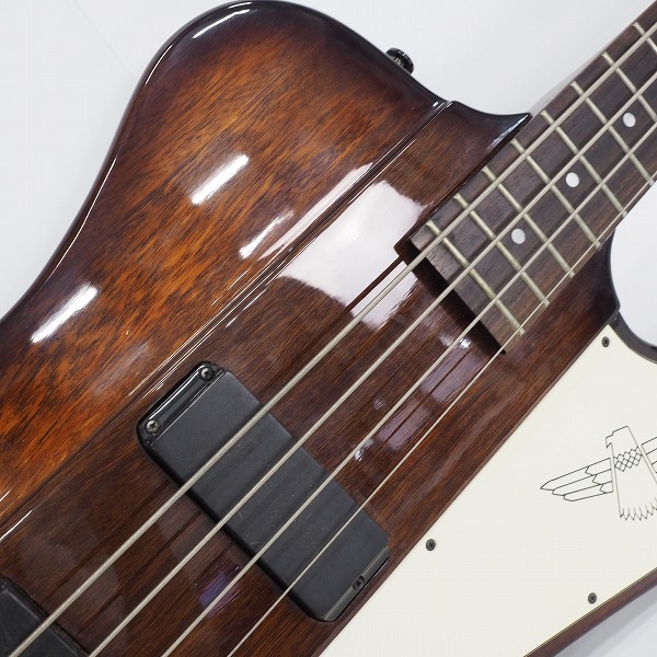 実際に弊社で買取させて頂いた★Epiphone/エピフォン Thunderbird IV/サンダーバード 4弦エレキベース ソフトケース付の画像 4枚目