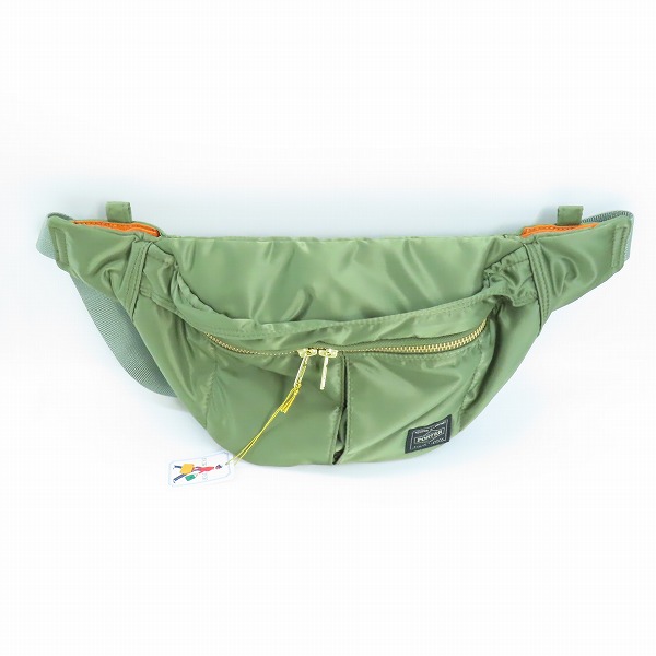 実際に弊社で買取させて頂いた【未使用】PORTER/ポーター TANKER WAIST BAG タンカー ウエストバッグ グリーン/622-06629