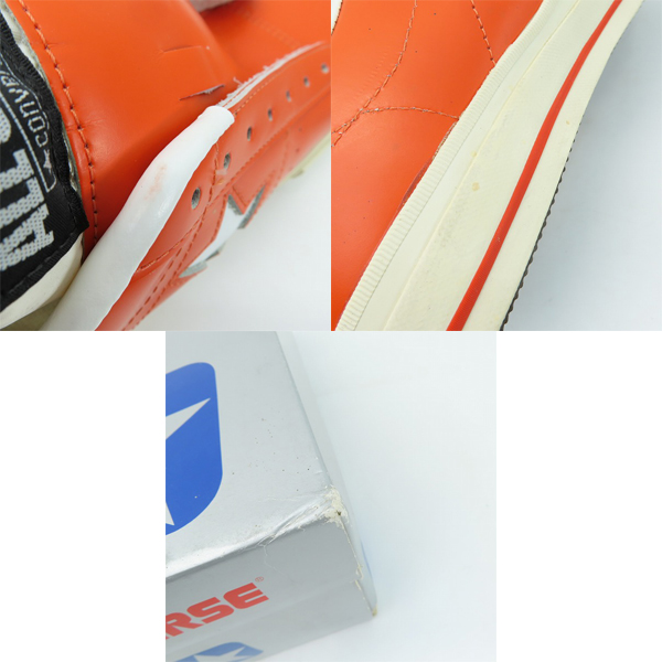 実際に弊社で買取させて頂いたCONVERSE/コンバース 90's/ヴィンテージ ONE STAR OX/ワンスター ORANGE/オレンジ/8の画像 7枚目