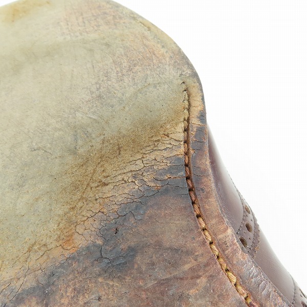 実際に弊社で買取させて頂いたChurch's/チャーチ ウィングチップ レザーシューズ 70の画像 8枚目