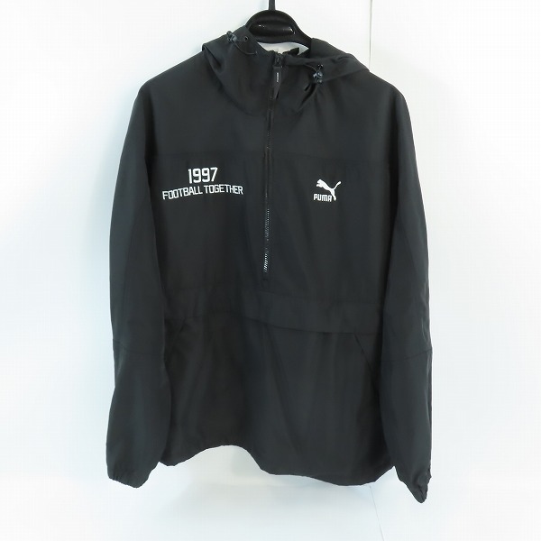 実際に弊社で買取させて頂いたPUMA/プーマ ウィンドブレーカー/プルオーバーパーカー 1997 FOOTBALL TOGETHER ブラック 538364-01/L