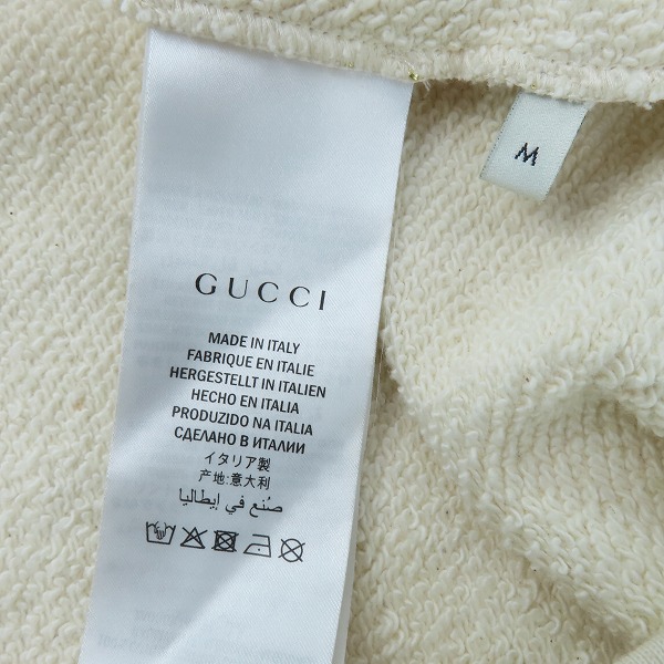 実際に弊社で買取させて頂いた【JPタグ】GUCCI×SEGA/グッチ×セガ GUCCY ロゴ クルーネック スウェット/トレーナー/Mの画像 4枚目