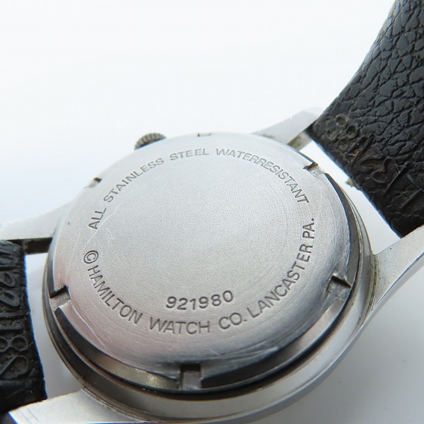 実際に弊社で買取させて頂いたHAMILTON × L.L.Bean/ハミルトン×エルエルビーン Khaki/カーキ 手巻/ヴィンテージ 腕時計 の画像 3枚目