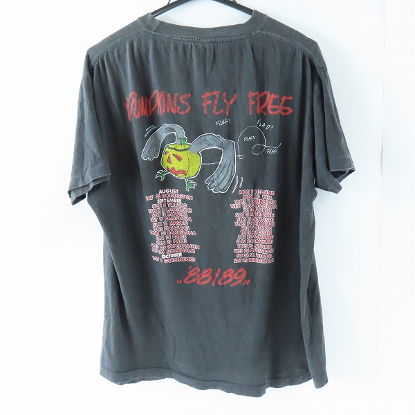 実際に弊社で買取させて頂いたHELLOWEEN/ハロウィン  80'  Pumpkins Fly Free Tour 1988/89 ヴィンテージTシャツ の画像 1枚目