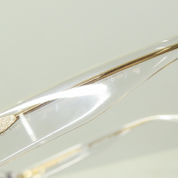 実際に弊社で買取させて頂いたA BATHING APE/アベイシングエイプ メガネフレーム/サングラス/アイウェア BS13014の画像 7枚目