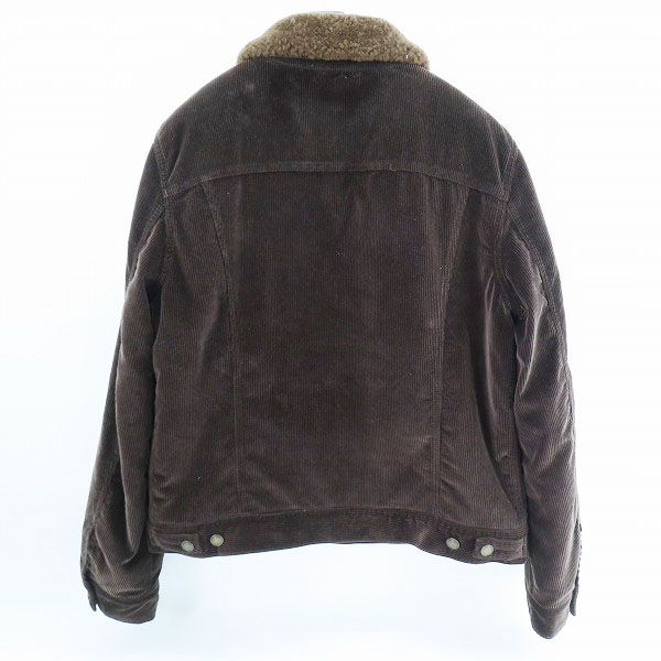実際に弊社で買取させて頂いた 【JPタグ】Saint Laurent/サンローラン 裏地羊毛皮/ムートン コーデュロイジャケット 527408 YZ825 2002/XLの画像 1枚目