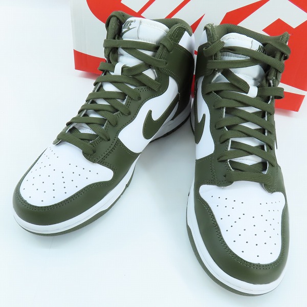 実際に弊社で買取させて頂いたNIKE/ナイキ DUNK LOW RETRO/ダンクハイ レトロ チャンピオンシップ カーキ/ホワイト DD1399-107/25.5