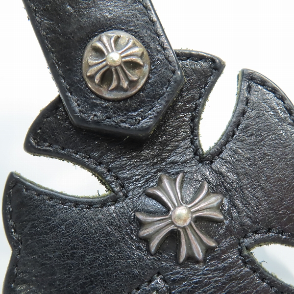 実際に弊社で買取させて頂いたCHROME HEARTS/クロムハーツ CHプラス レザー キーホルダー の画像 3枚目