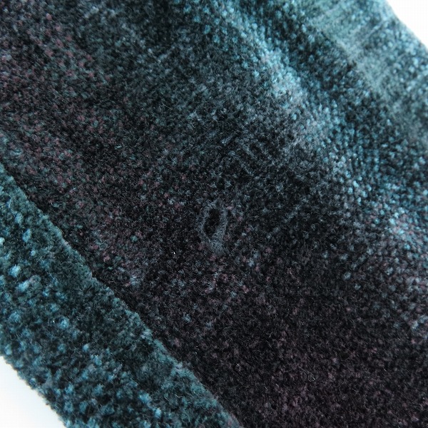 実際に弊社で買取させて頂いたISAMUKATAYAMA BACKLASH/バックラッシュ レーヨン 切替 チェックシャツ 1542-01/Mの画像 4枚目