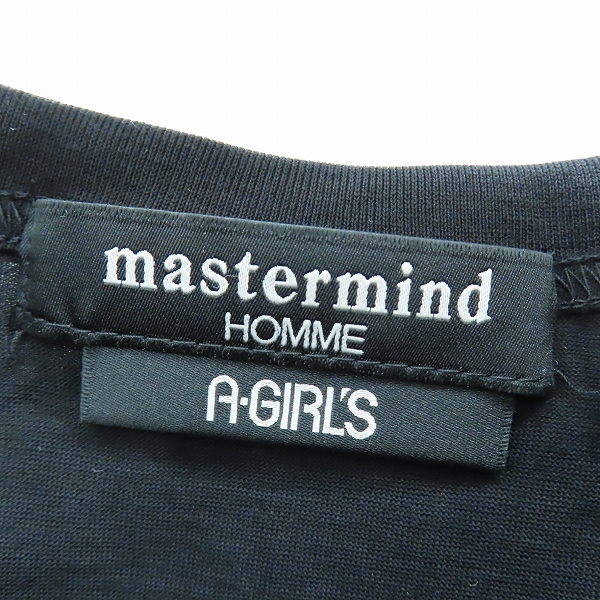 実際に弊社で買取させて頂いたmastermind HOMME ×A-GIRL'S/マスターマインド ×エイガールズ 編み込みＴシャツ 16SSMM-TS56-015/Sの画像 2枚目
